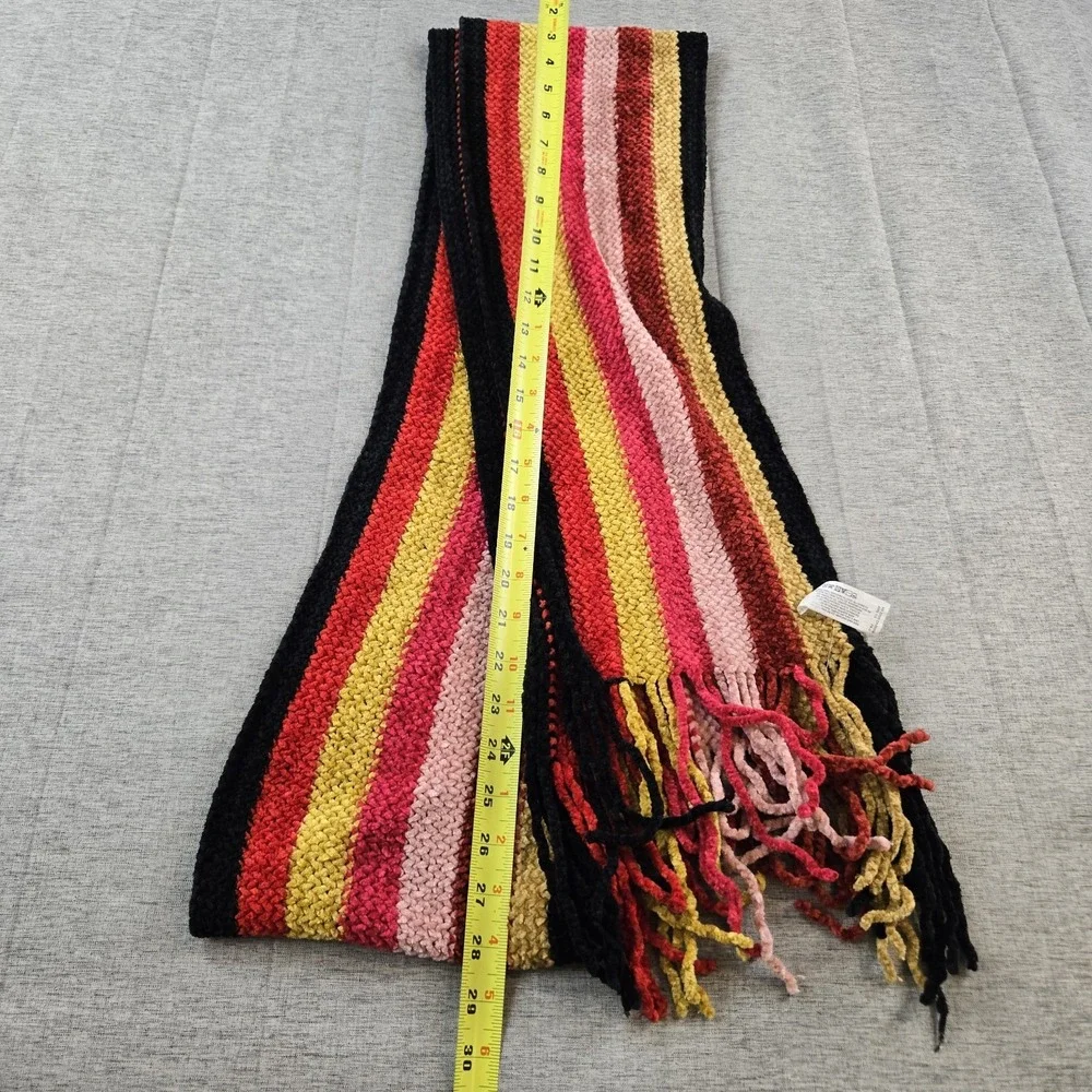 Extra Extra Long Unisex Striped‎ Scarf Neck Warmer Colorful Approx. 9